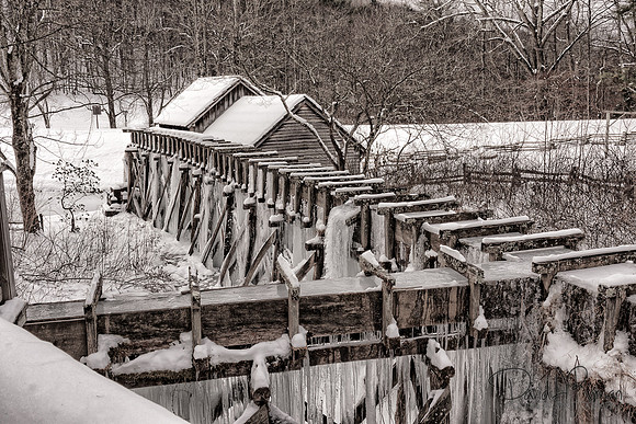 Mabry Mill Winter