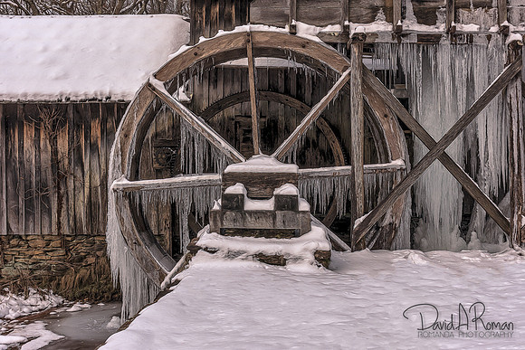 Mabry Mill Winter