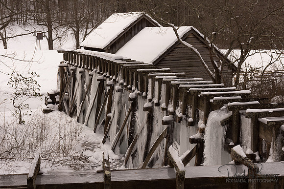 Mabry Mill Winter