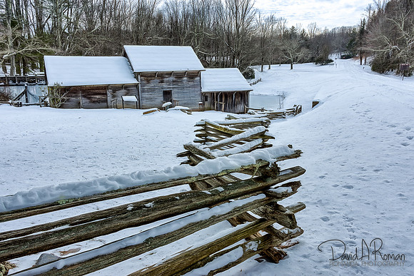 Mabry Mill Winter